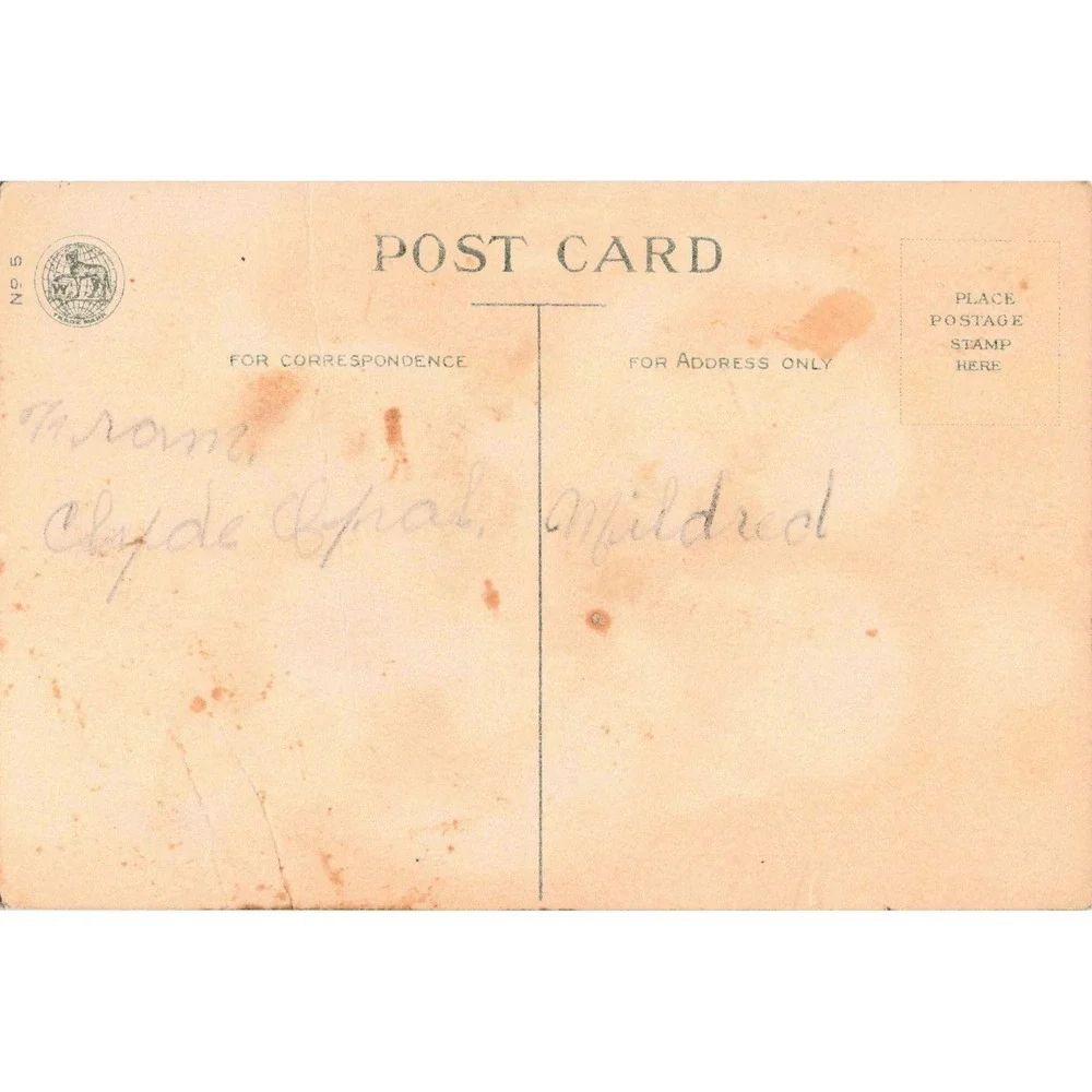 Christmas Postcard Ellen Clapsaddle Children Candles Wolf & Co NY Divided Back